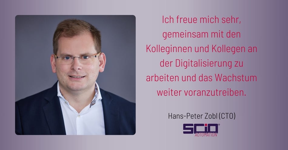 Hans-Peter Zobl wird CTO bei SCIO